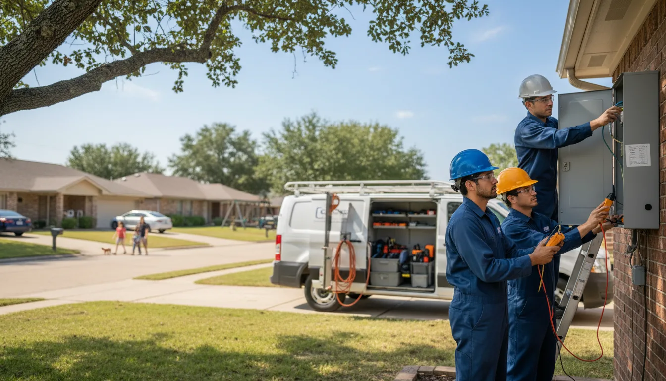 Certified electrician providing emergency electrical services in Kurtistown, HI